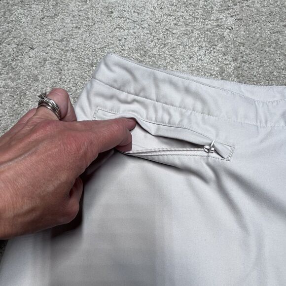 Patagonia Duway Skirt Womens 6 Khaki Built In Shorts Hiking Zipper Golf Tennis - Picture 7 of 14